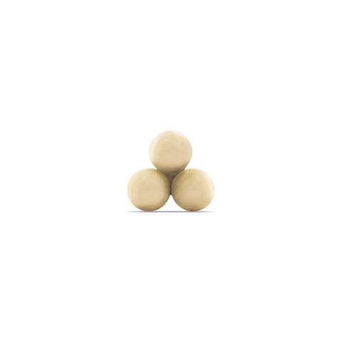 19G Amis Gold Trio Ball Flat Back Stud - Valensole Jewelry