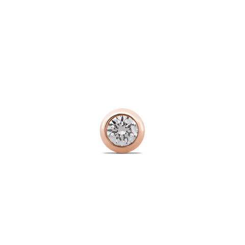 16G Calin Diamond Flat Back Stud - Valensole Jewelry