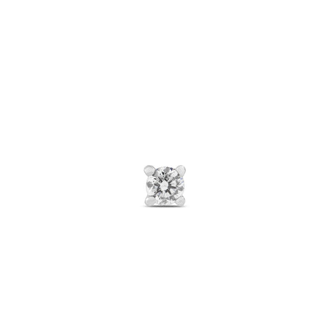 16G Hae Diamond Flat Back Stud - Valensole Jewelry