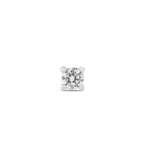 19G Hae Diamond Flat Back Stud - Valensole Jewelry