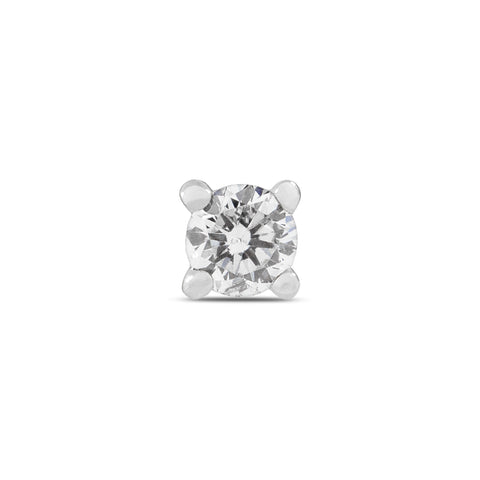 19G Hae Diamond Flat Back Stud - Valensole Jewelry