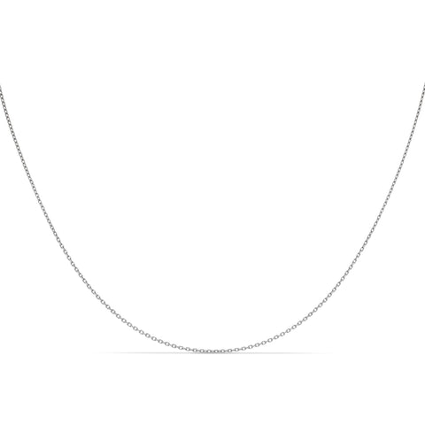Ali Solid Gold Cable Chain Necklace - Valensole Jewelry