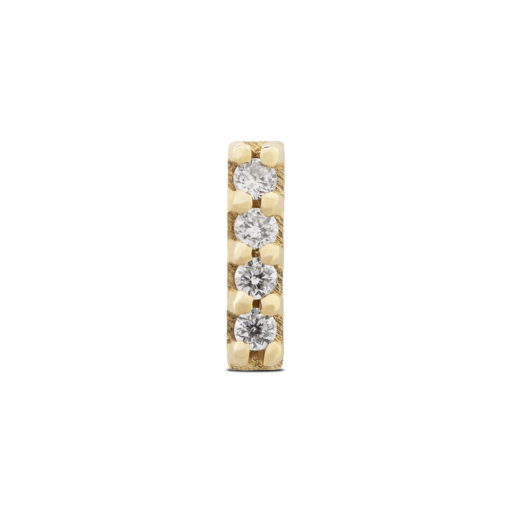 Diamond Rose Solid Gold Earring, Flat Earring Backs, Nap Earrings, Gold  Sleeper Earrings, Solid 14K Yellow Gold, 14K White Gold - 5mm 6.5mm 8mm –  Valensole Jewelry