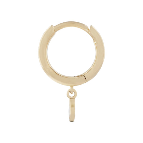 Seren Diamond Huggie Hoop Earring - Valensole Jewelry