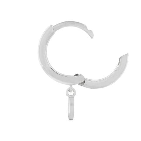 Seren Diamond Huggie Hoop Earring - Valensole Jewelry