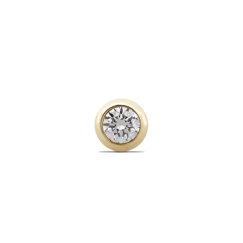 16G Calin Diamond Flat Back Stud - Valensole Jewelry