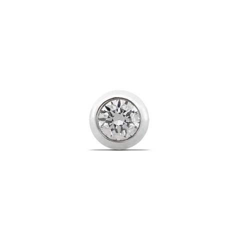 16G Calin Diamond Flat Back Stud - Valensole Jewelry