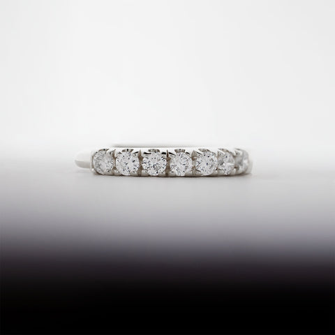 Dany Diamond Huggie Hoop Earring - Half - Valensole Jewelry