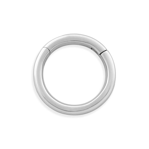 Real 14k solid gold small seamless infinity huggie hoops cartilage hoop clicker earrings in white gold from Valensole Jewelry, CWXD1606001, CWXD1607001, CWXD1608001, CWXD1610001, CWXD1612001