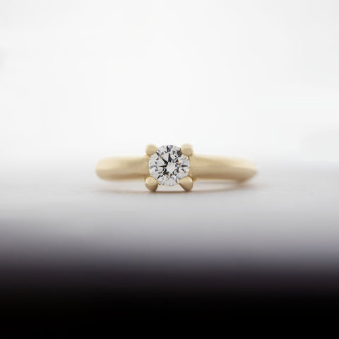 Stevie Diamond Huggie Hoop Earring - Valensole Jewelry