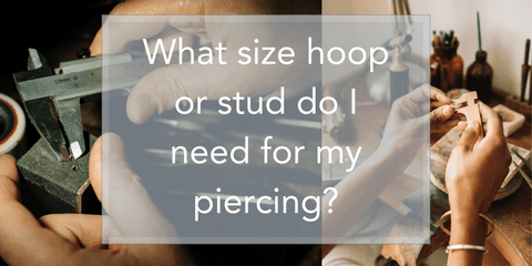 Earring gauges, Stud Length & Hoop Size Guide for Piercings