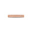 16G Kat Arched Bar Solid Gold Flat Back Stud