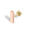 16G Barre Solid Gold Flat Back Stud