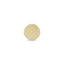 19G Disc Solid Gold Flat Back Stud