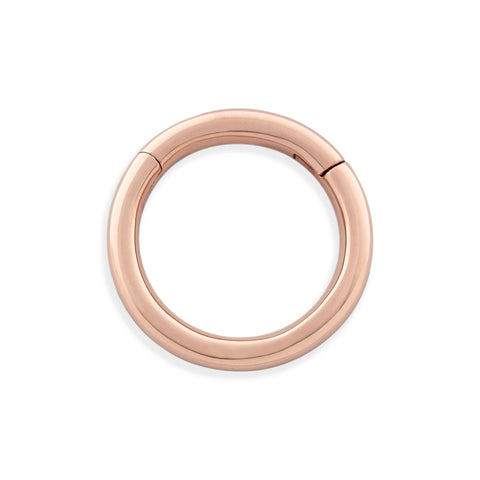 18G Eden Solid Gold Seamless Hoop Clicker