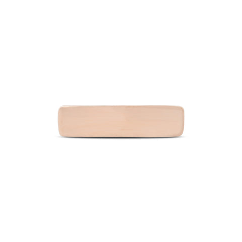 19G Barre Solid Gold Flat Back Stud