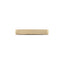 16G Kat Arched Bar Solid Gold Flat Back Stud