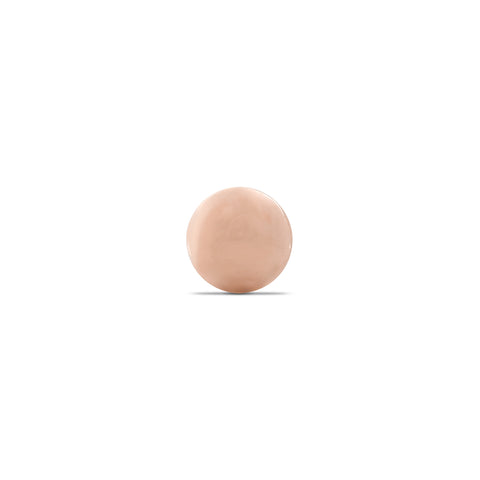 19G Kong Solid Gold Ball Flat Back Stud - Valensole Jewelry