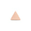 16G Triangle Solid Gold Flat Back Stud