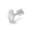 16G Ari Marquise Diamond Flat Back Stud