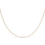 Gwen Solid Gold Box Chain Necklace