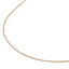 Gwen Solid Gold Dainty Box Chain Necklace