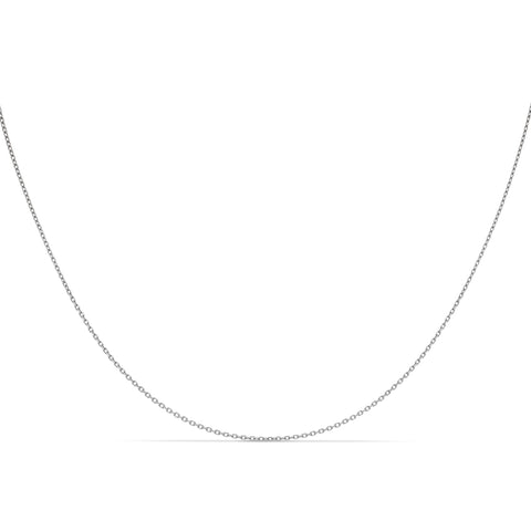 Ali Solid Gold Dainty Cable Chain Necklace