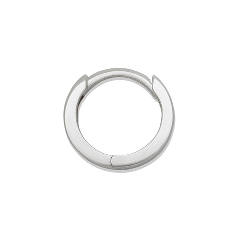 16G Elli Solid Gold Thick Round Hoop Clicker