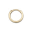 16G Elli Solid Gold Thick Round Hoop Clicker