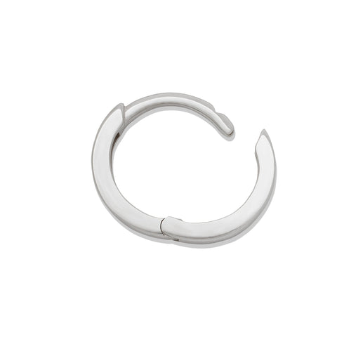 18G Elli Solid Gold Thick Round Hoop Clicker