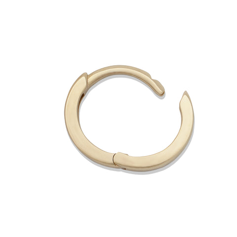 16G Elli Solid Gold Thick Round Hoop Clicker
