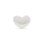 16G Heart Solid Gold Flat Back Stud