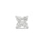 16G Sersha Clover 4 Diamond Flat Back Stud