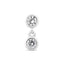 16G Calin Double Diamond Flat Back Stud