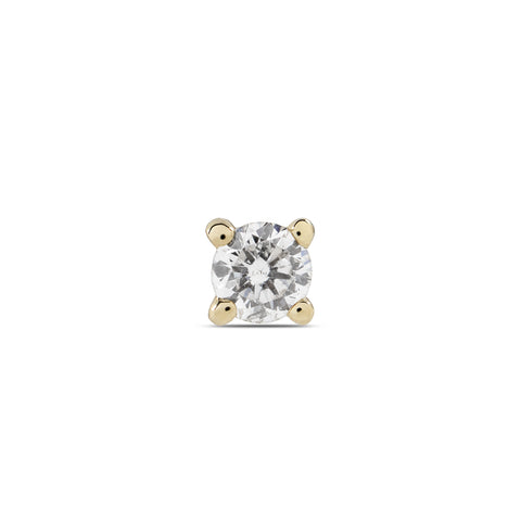 Party Wear Diamond Studded Earring, 3.562 Grams, 14 Kt at Rs 26600/pair in  Surat