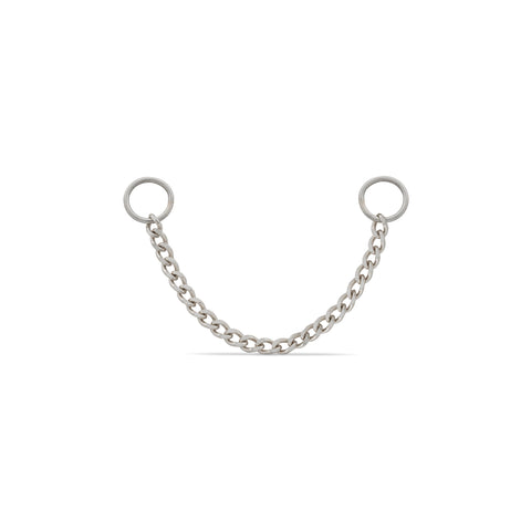 Hayden Single Cuban Link Connector Ear Chain