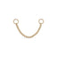 Hayden Single Cuban Link Connector Ear Chain