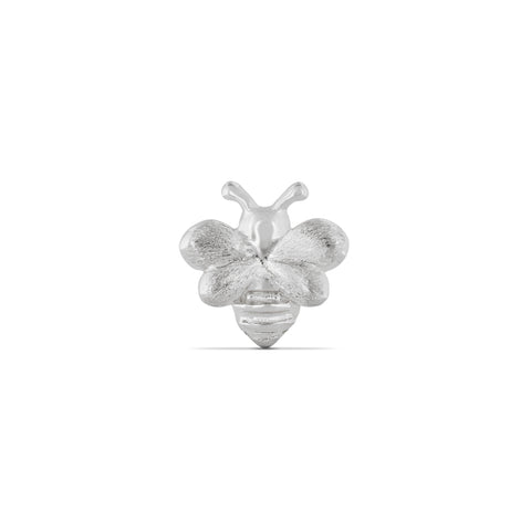 16G Abeille Honey Bee Stud Dos Plat Or Massif