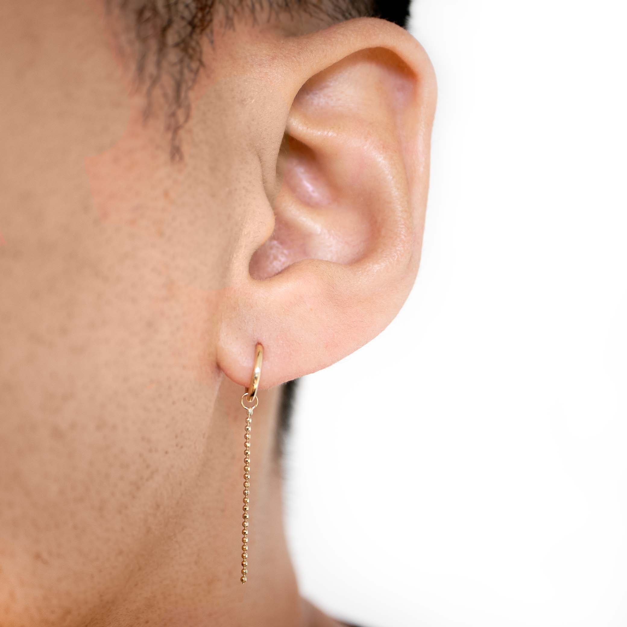Chain Pendant Drop Earrings Gold 925 | 925 Sterling Silver Drop Earrings -  925 - Aliexpress