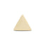 19G Triangle Solid Gold Flat Back Stud