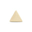 16G Triangle Solid Gold Flat Back Stud