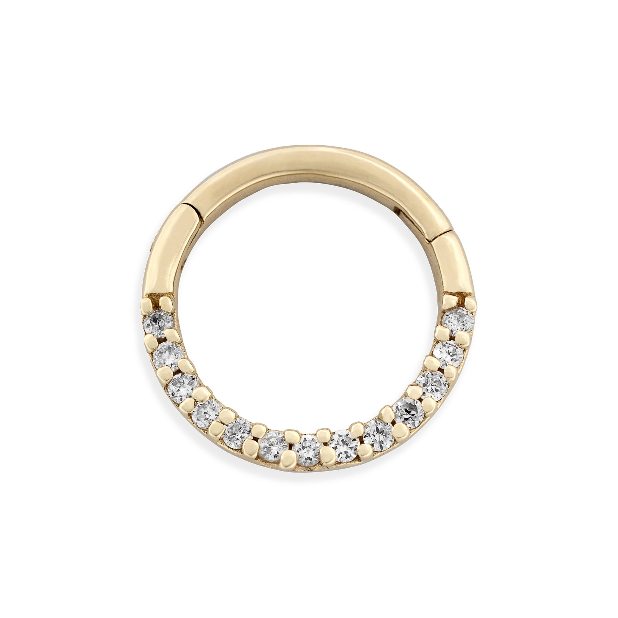 Cartilage hoop with on sale diamond